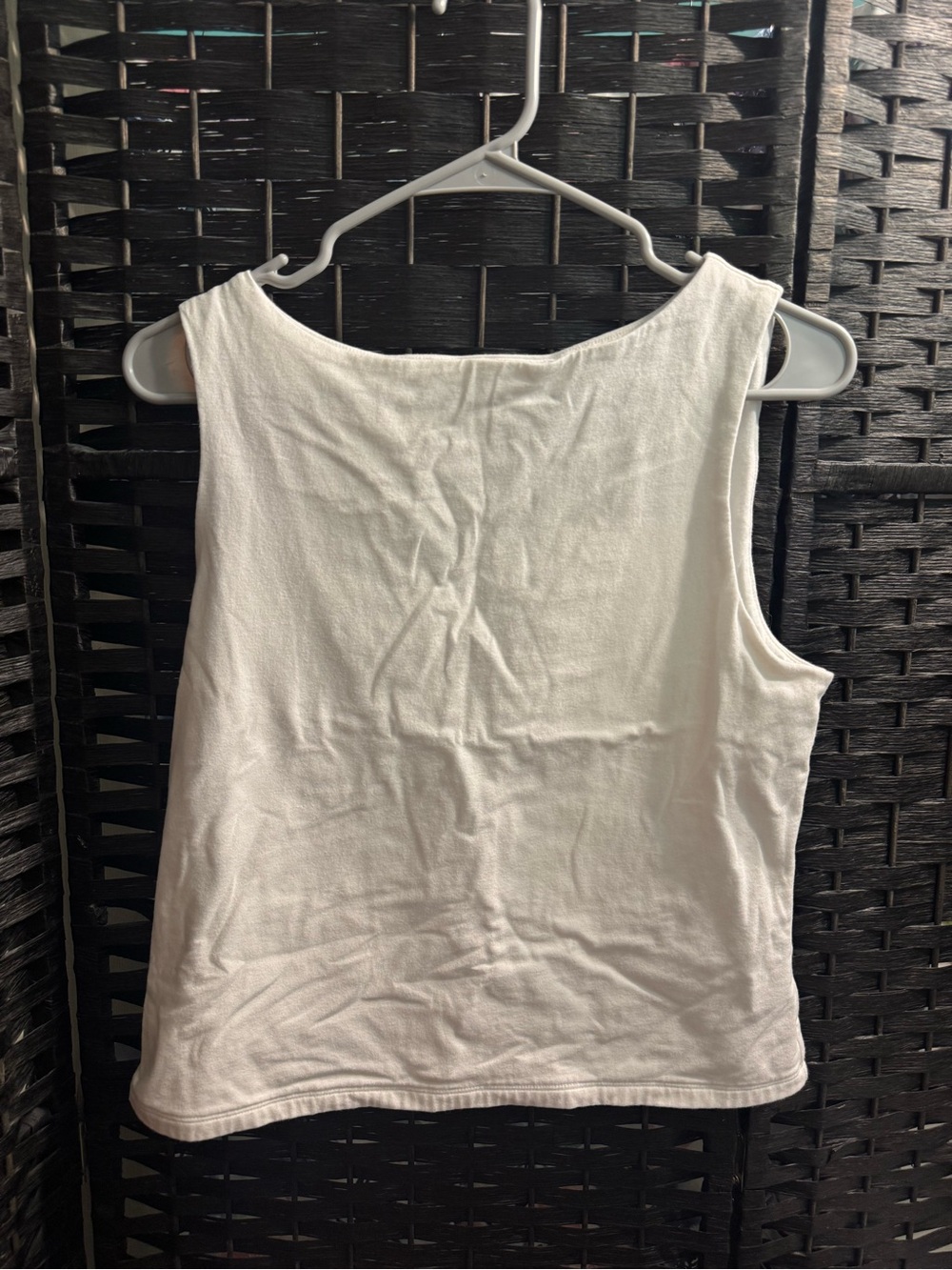 a new day White Sleeveless Tank Top